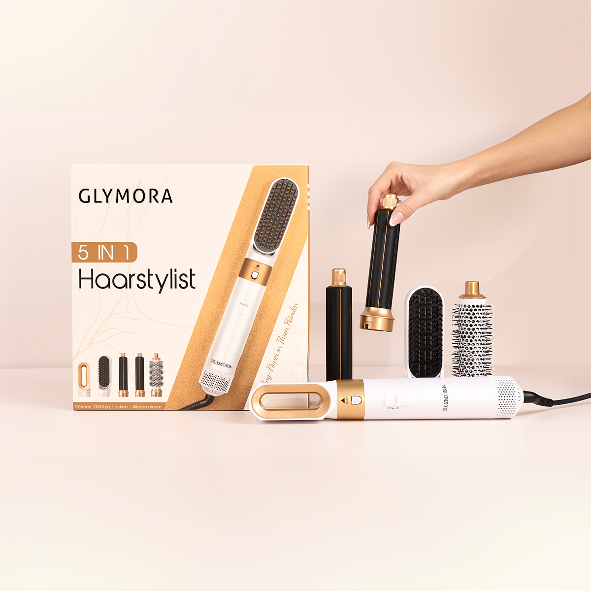 Glymora PRO® - 5 in 1 Haar Styler